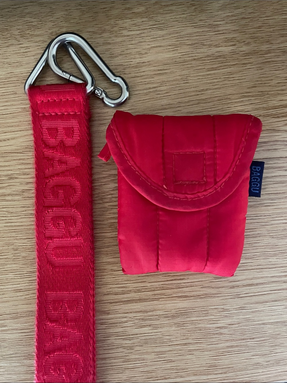 BAGGU Keychain and Earbud Case Bundle